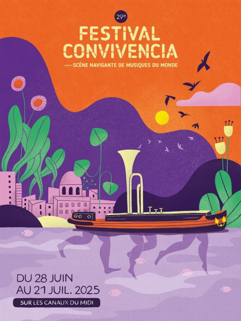 Affiche du festival convivencia 2025